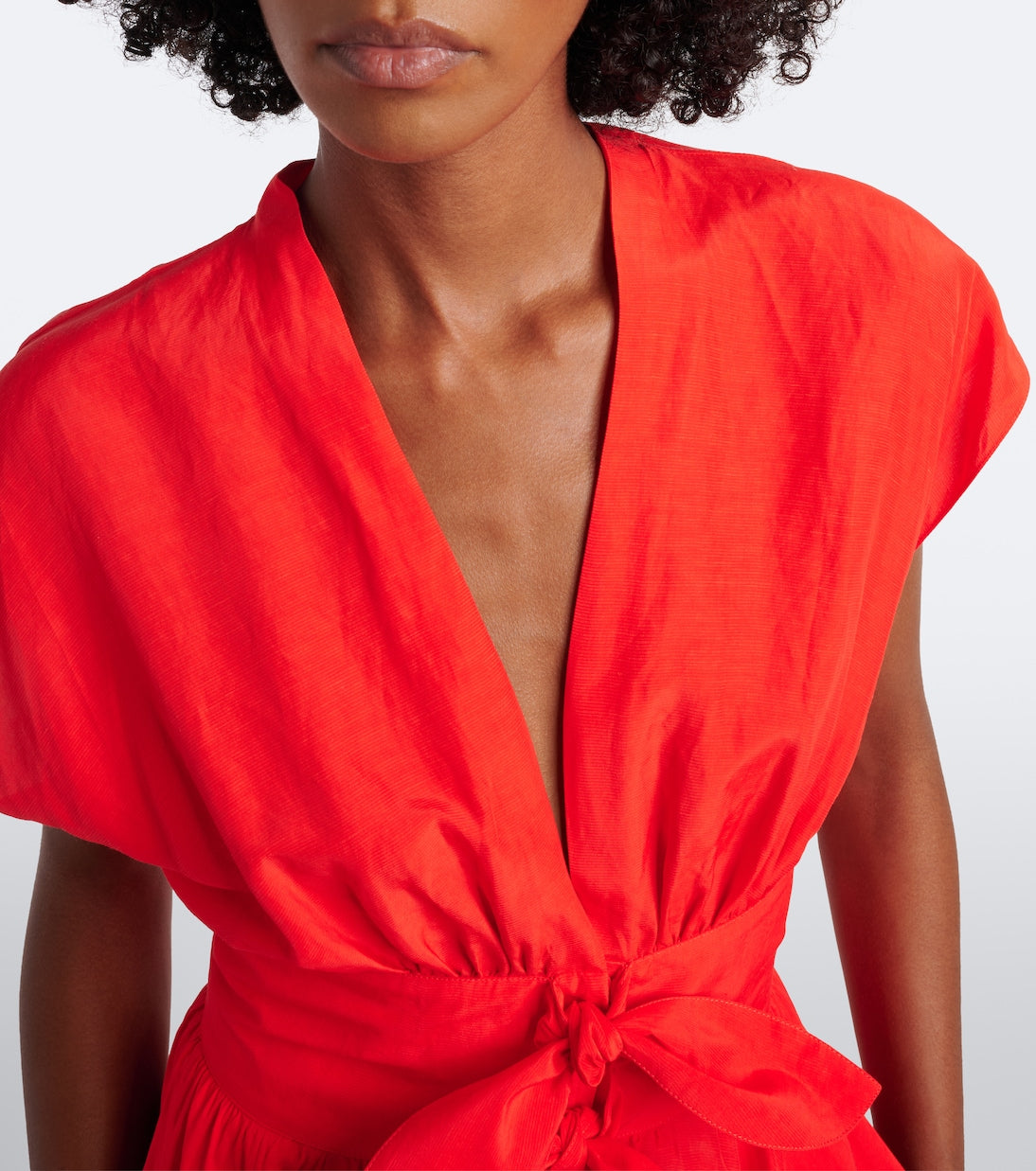 Alaïa - Belted midi dress