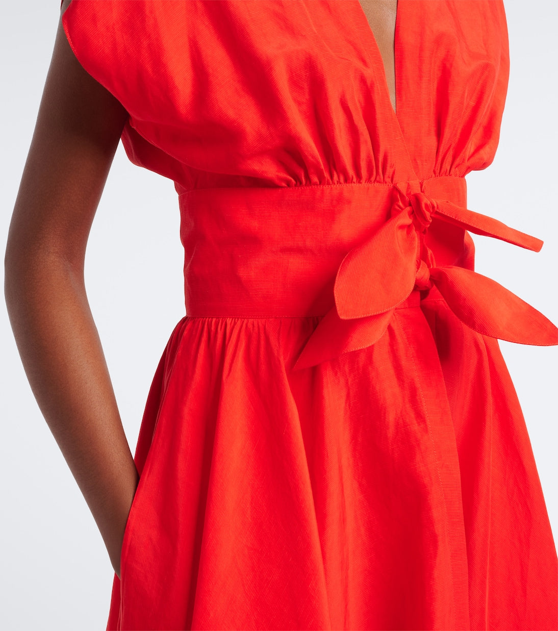 Alaïa - Belted midi dress