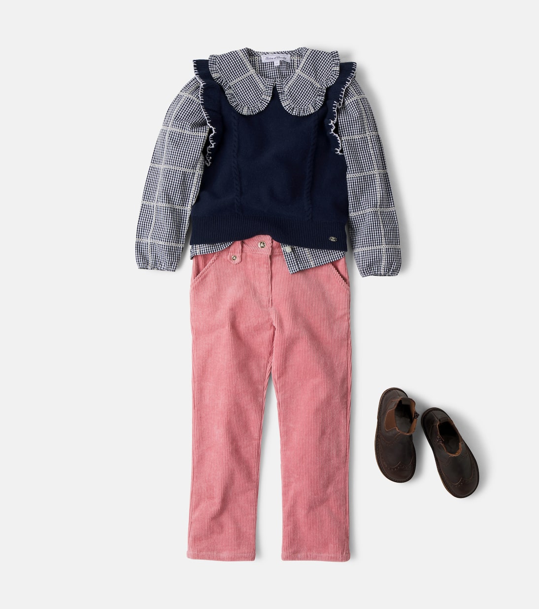 Tartine et Chocolat - Ruffled sweater vest