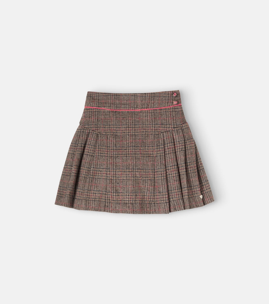 Tartine et Chocolat - Prince of Wales check pleated miniskirt