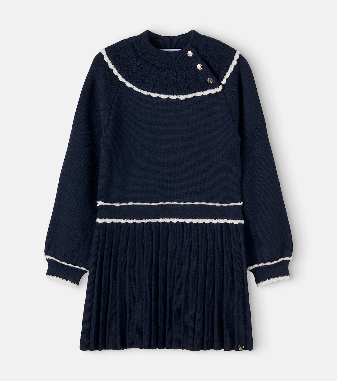Tartine et Chocolat - Knitted wool-blend dress