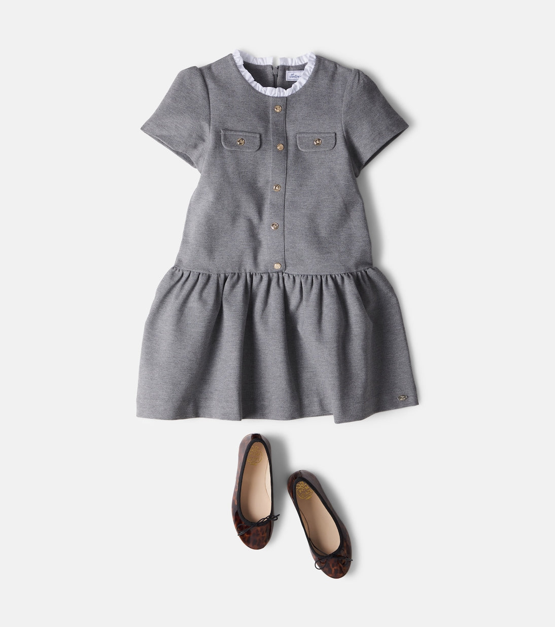 Tartine et Chocolat - Gathered jersey dress