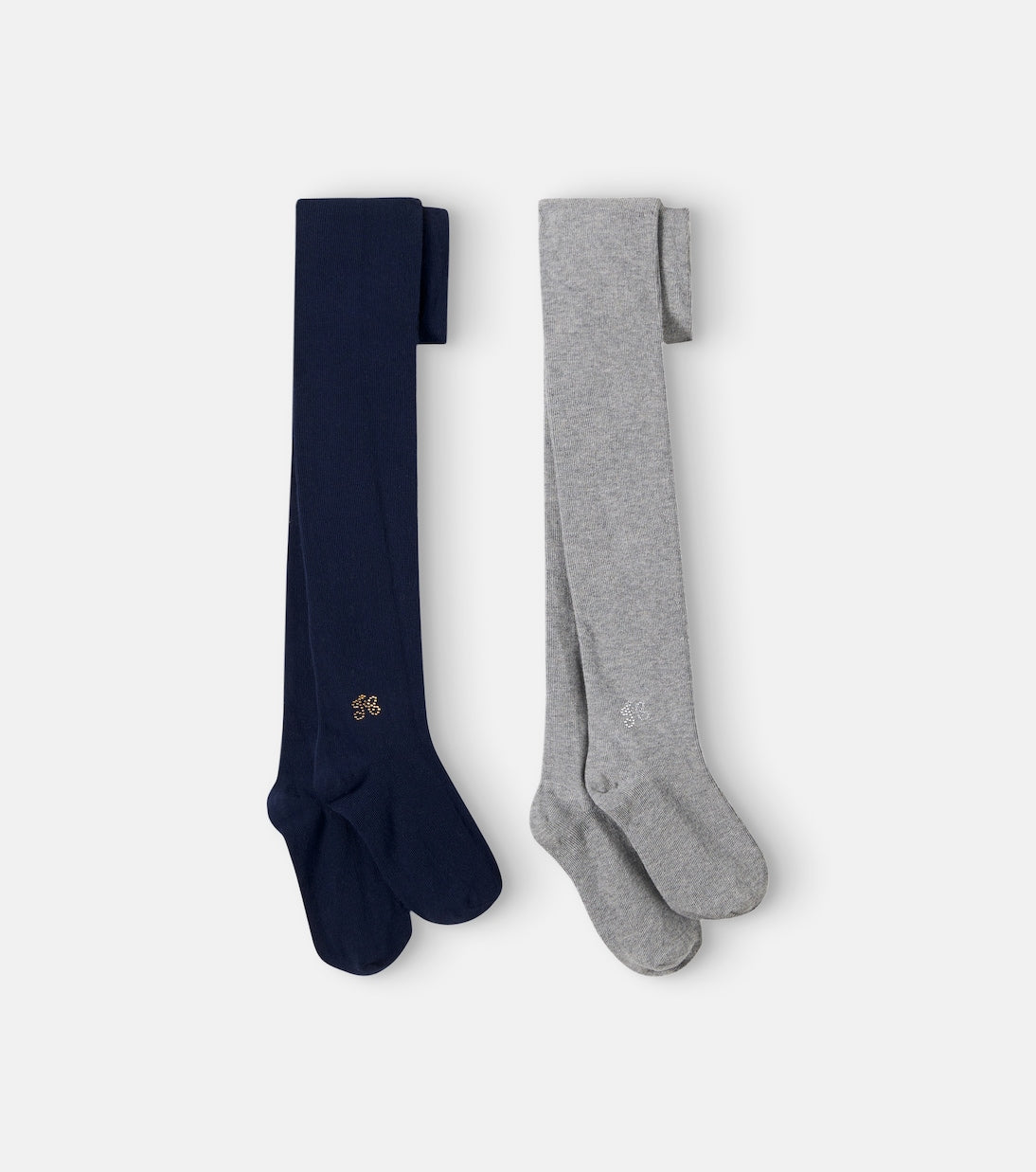 Tartine et Chocolat - Set of 2 embellished cotton-blend tights