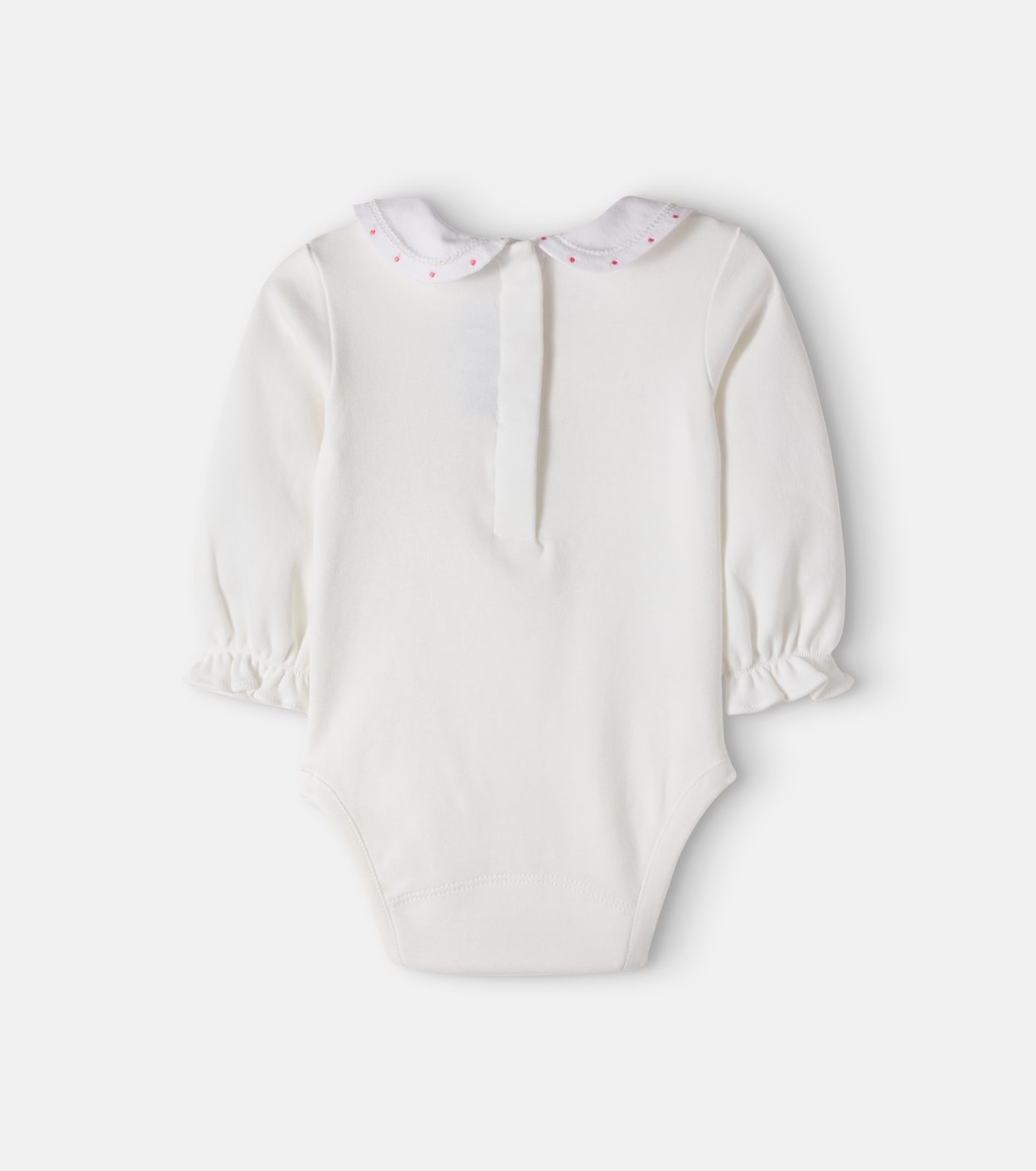 Tartine et Chocolat - Baby embroidered cotton-blend bodysuit
