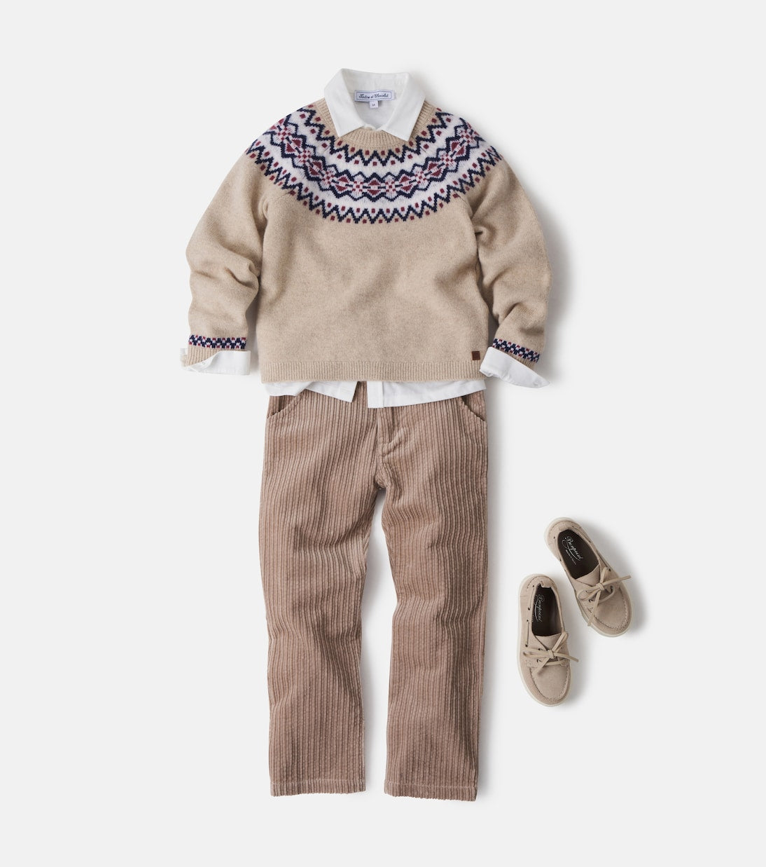 Tartine et Chocolat - Cotton corduroy straight pants