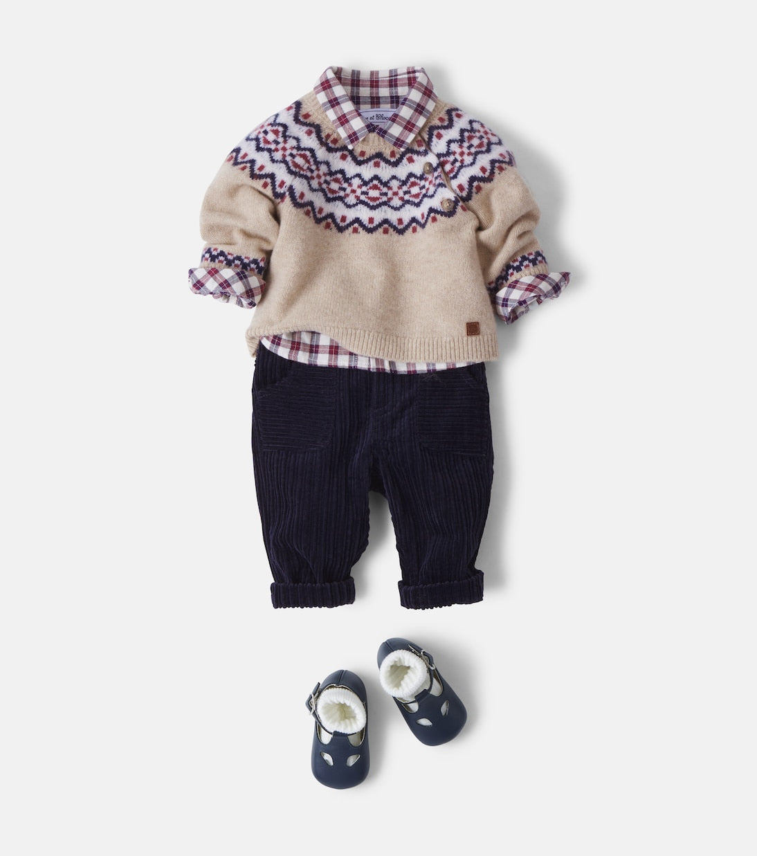 Tartine et Chocolat - Baby cotton corduroy pants