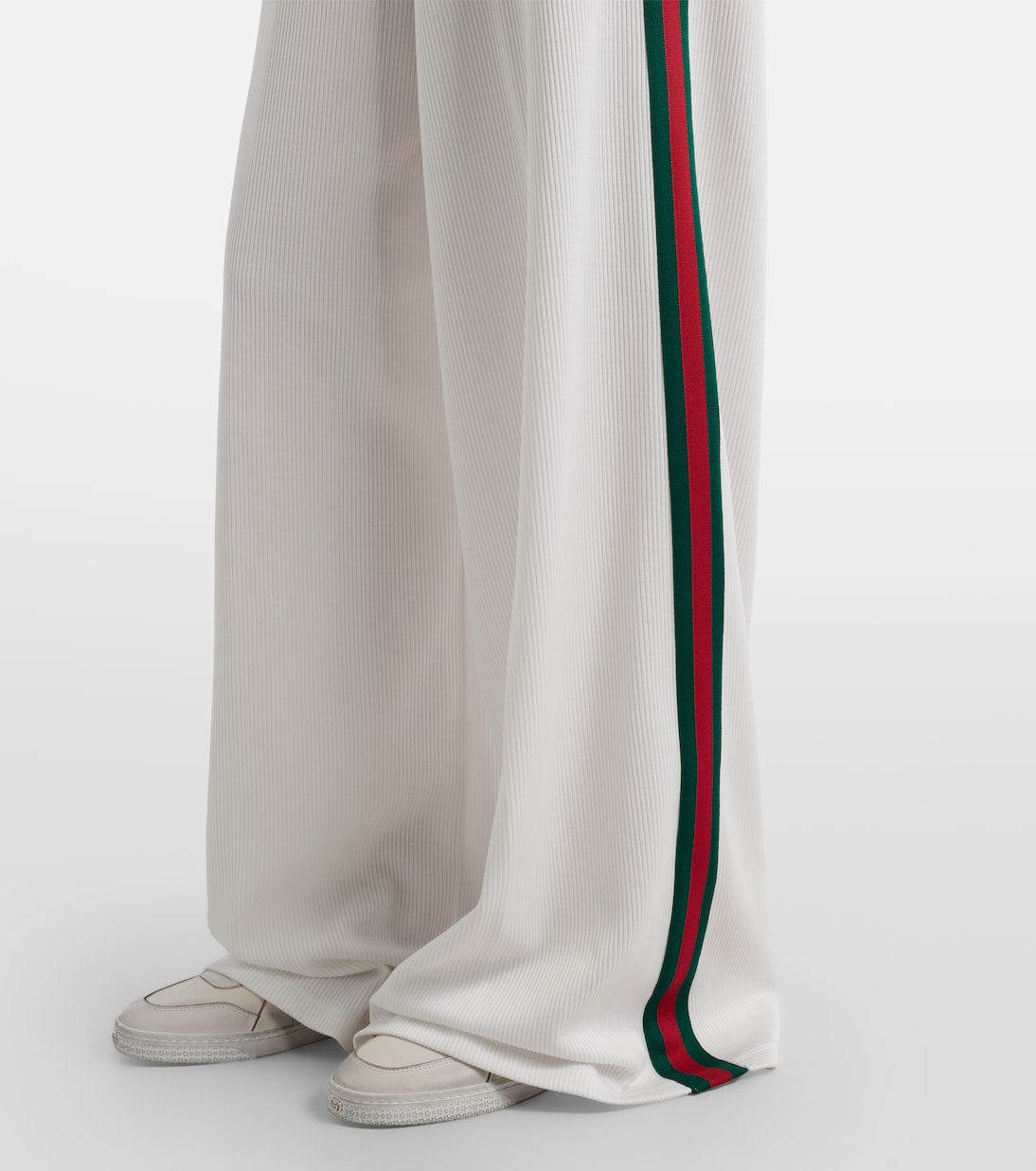 Gucci - Web Stripe jersey sweatpants