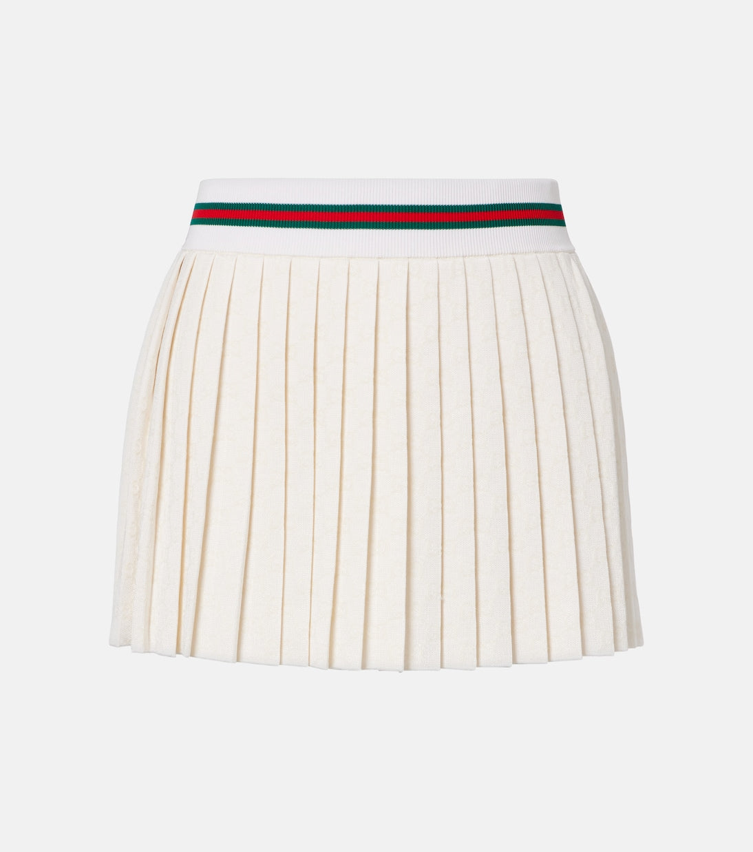 Gucci - GG jacquard pleated miniskirt