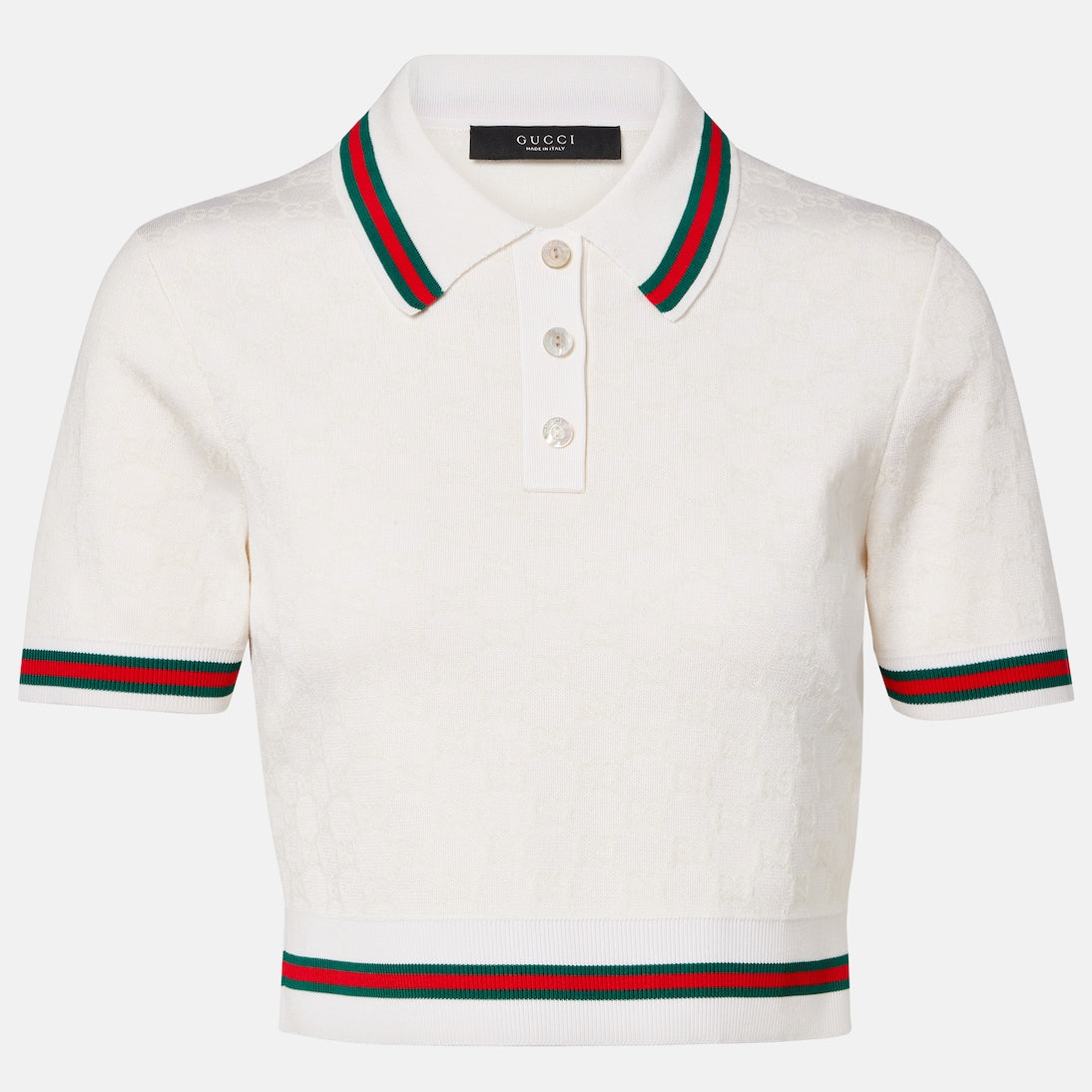 Gucci - GG jacquard polo shirt
