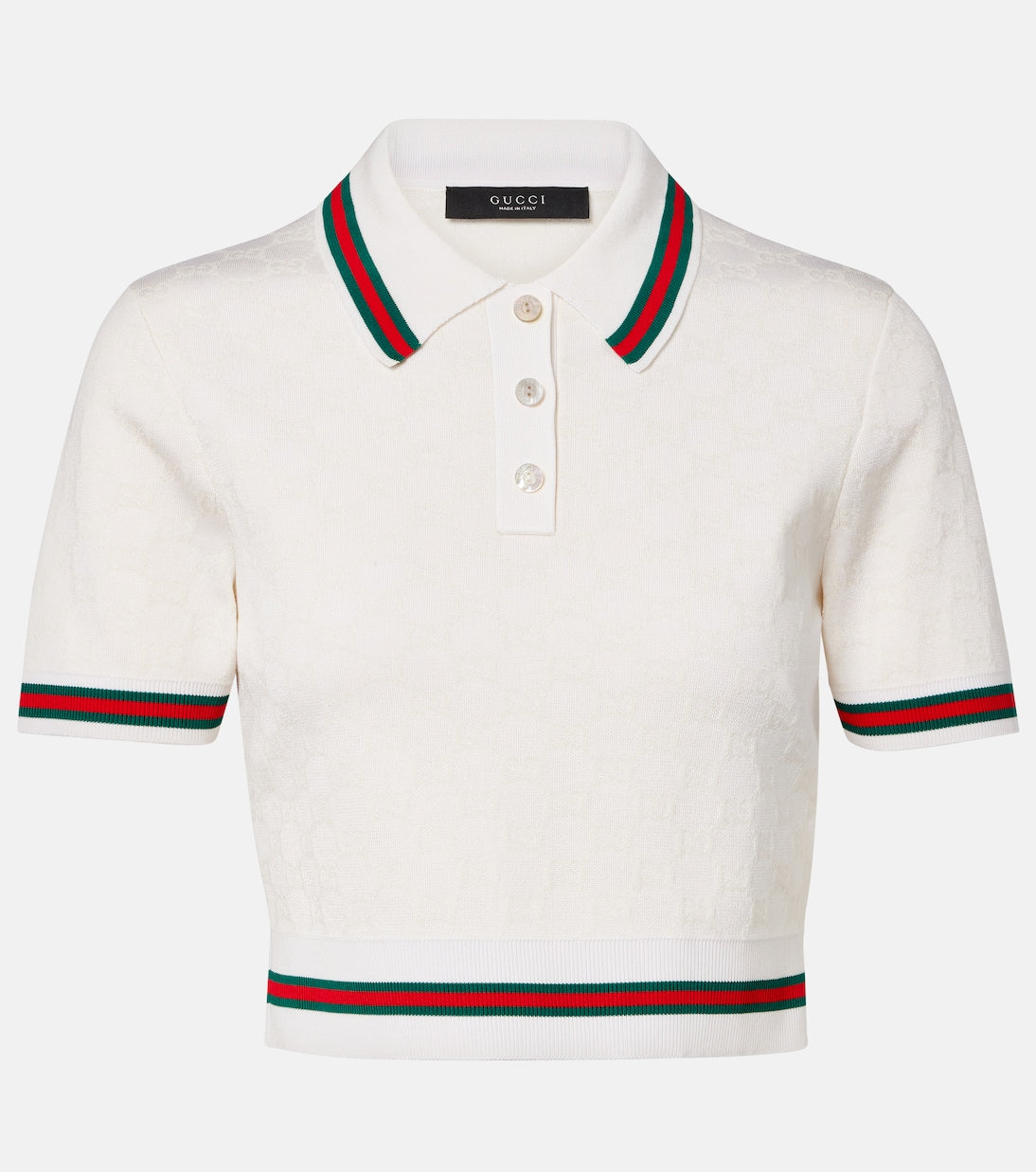 Gucci - GG jacquard polo shirt