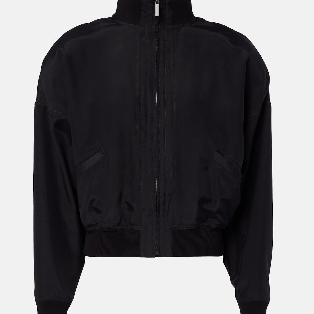 Gucci - Silk poplin bomber jacket