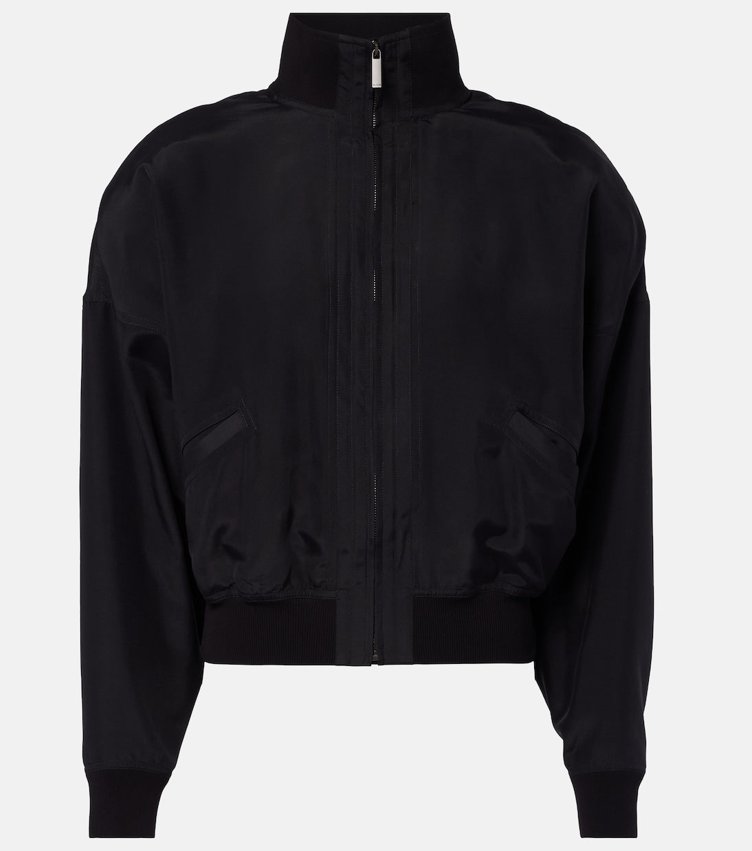Gucci - Silk poplin bomber jacket