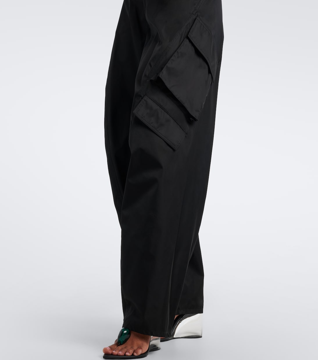Alaïa - Taffeta cargo pants