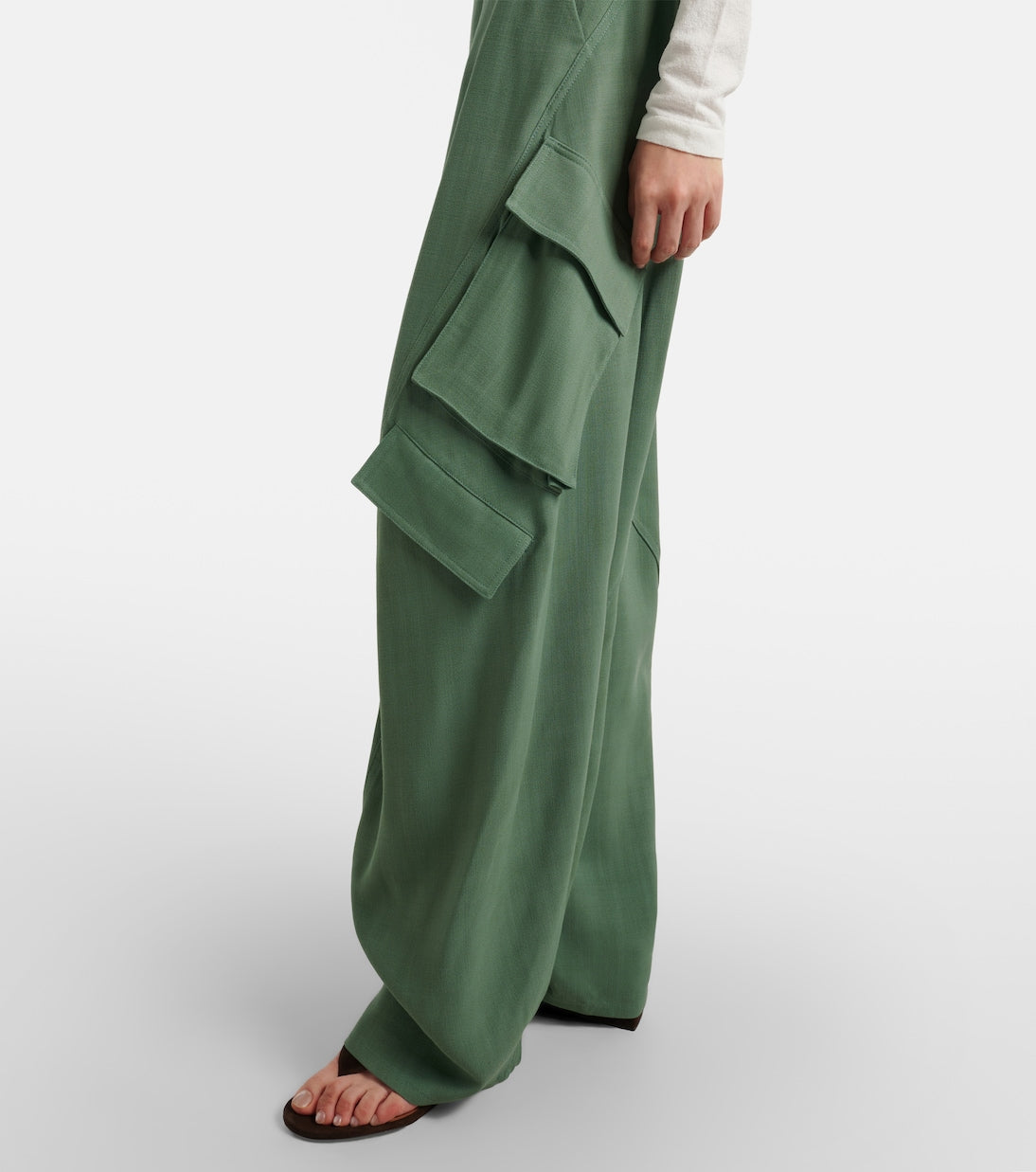 Alaïa - Mid-rise cargo pants