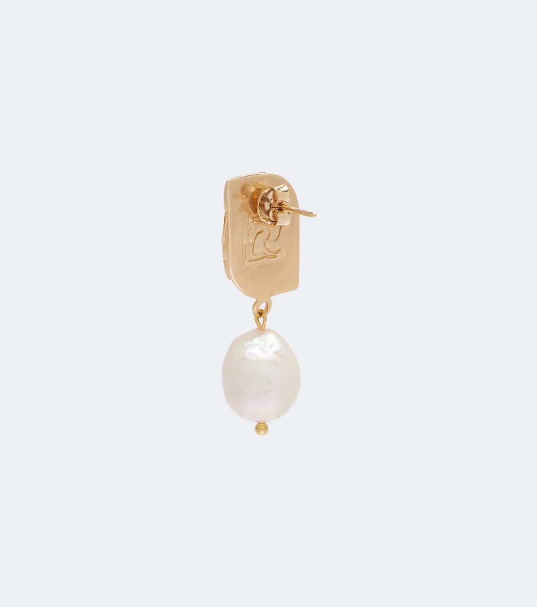 Magda Butrym - Floral faux-pearl drop earrings