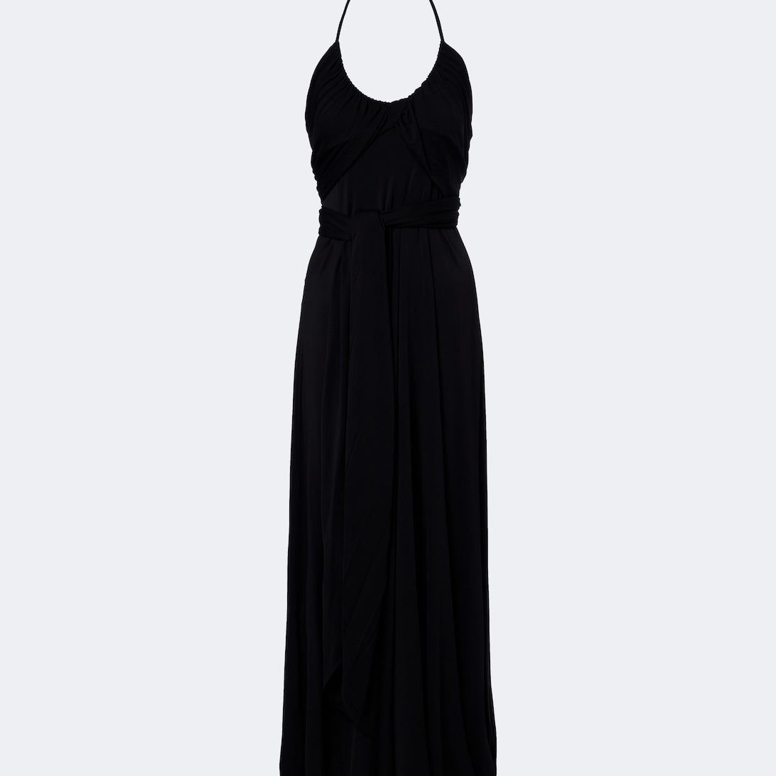 Alaïa - Draped jersey maxi dress