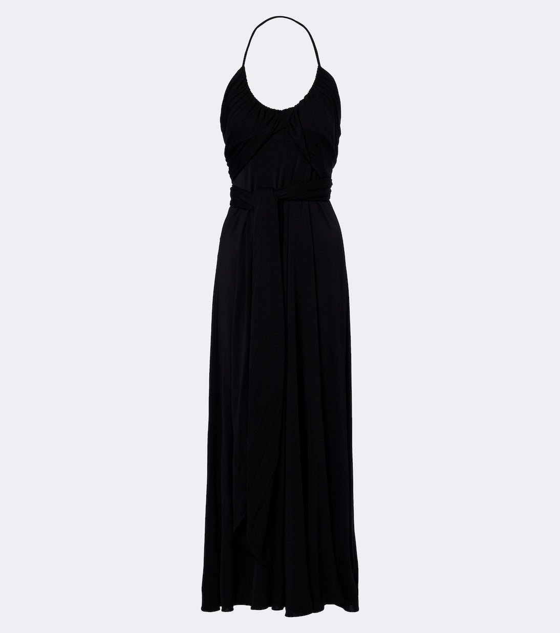 Alaïa - Draped jersey maxi dress