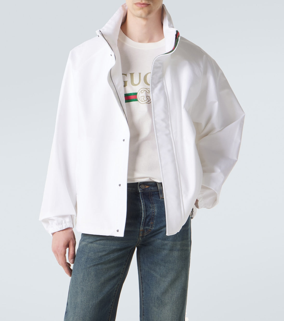 Gucci - Cotton canvas blouson jacket