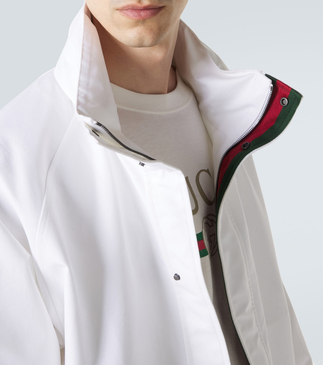 Gucci - Cotton canvas blouson jacket