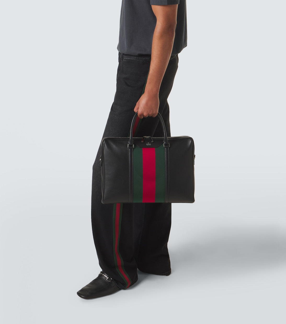 Gucci - Leather briefcase