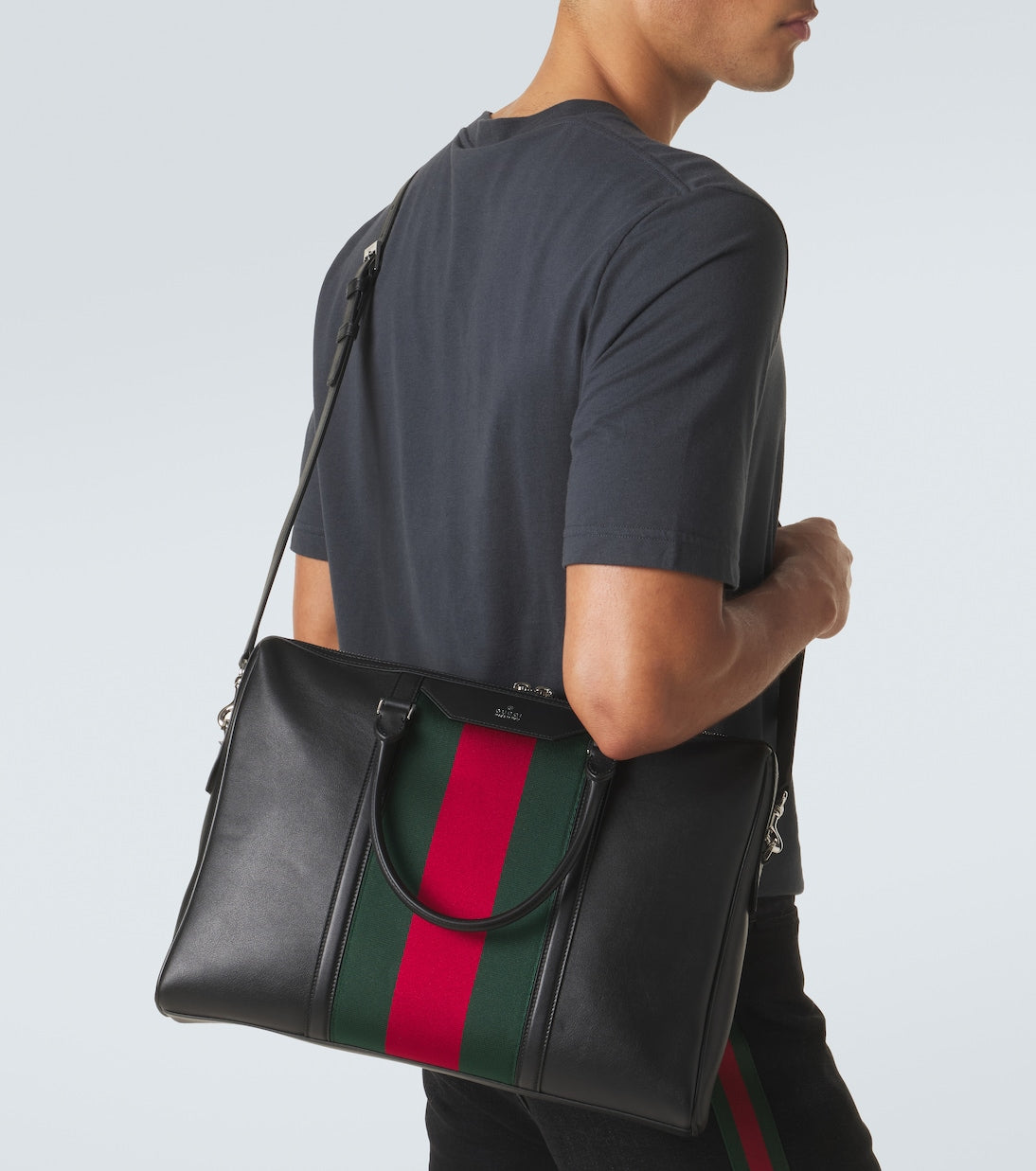 Gucci - Leather briefcase
