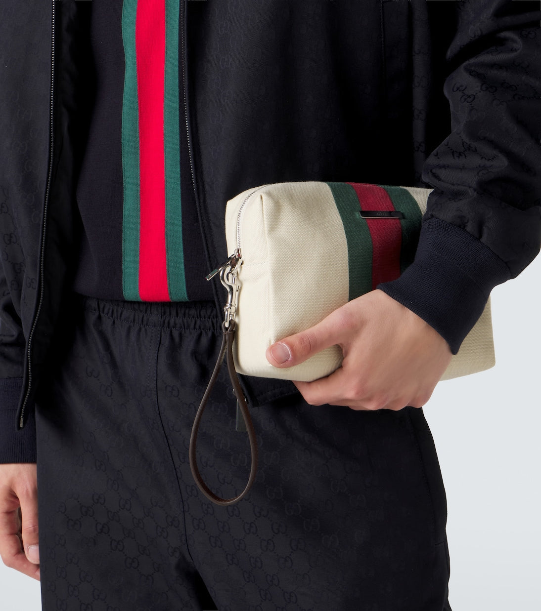 Gucci - Positano Small canvas pouch