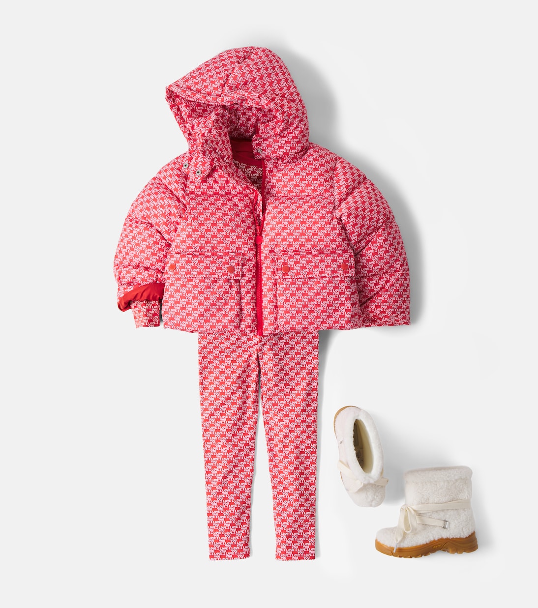 Stella McCartney Kids - Printed puffer jacket