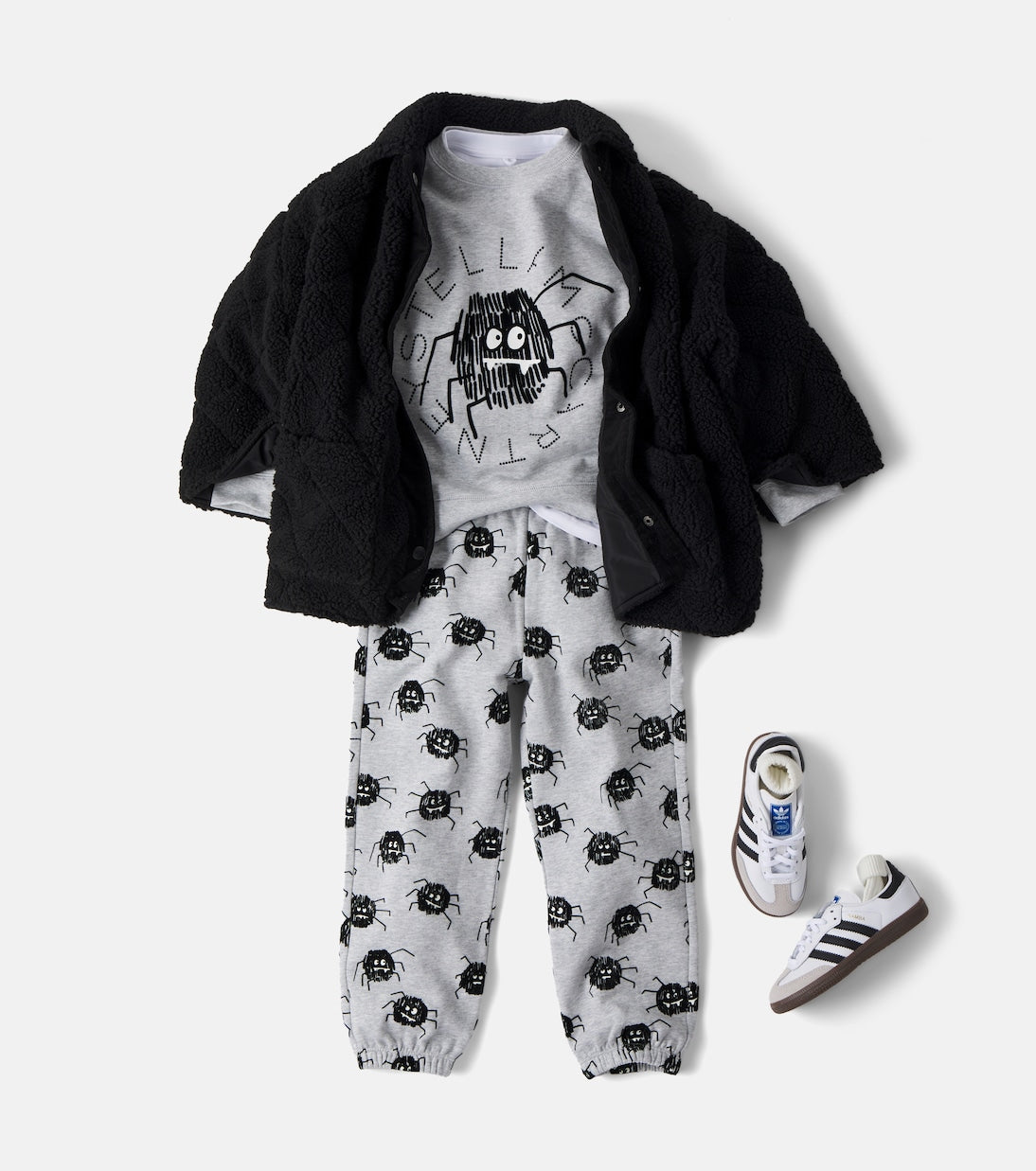 Stella McCartney Kids - Quilted teddy jacket