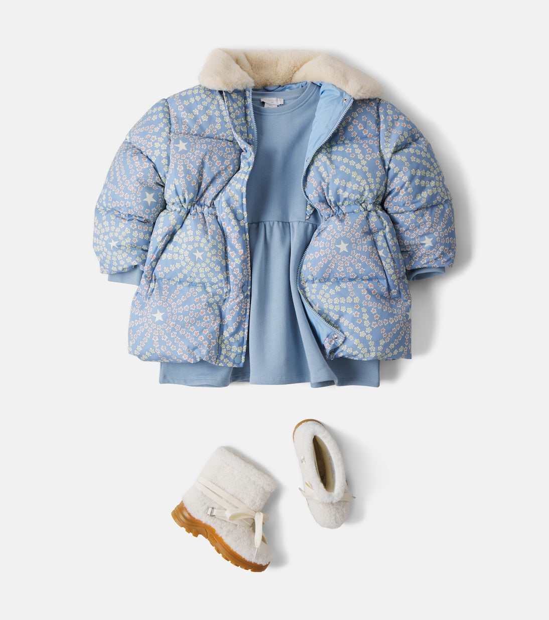 Stella McCartney Kids - Printed puffer jacket