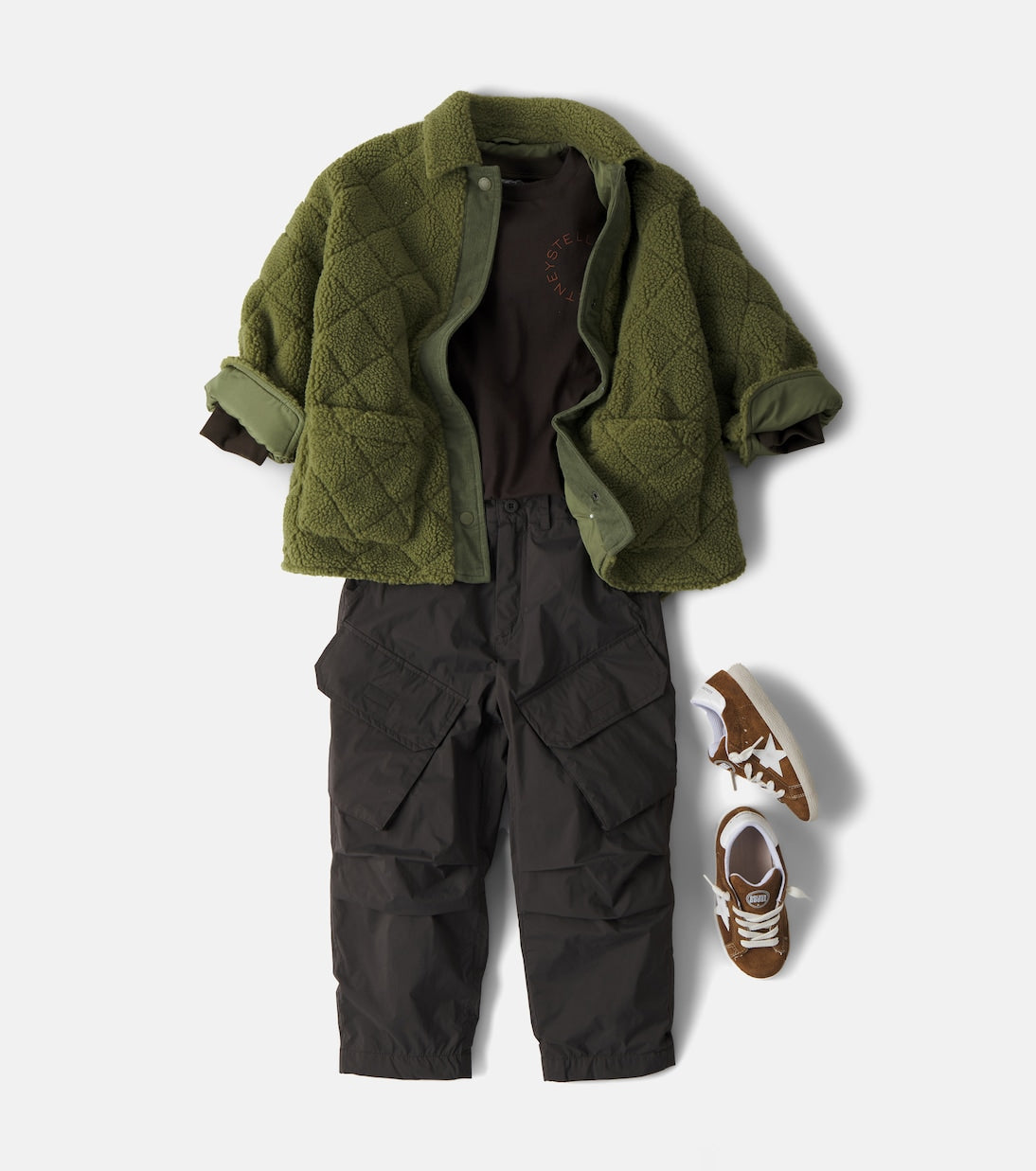 Stella McCartney Kids - Quilted fleece jacket