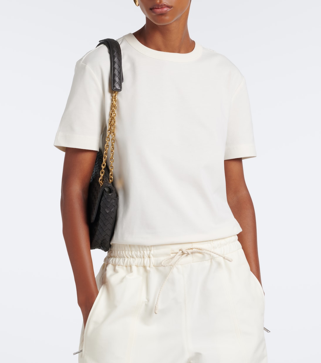 Bottega Veneta - Intrecciato cotton jersey T-shirt
