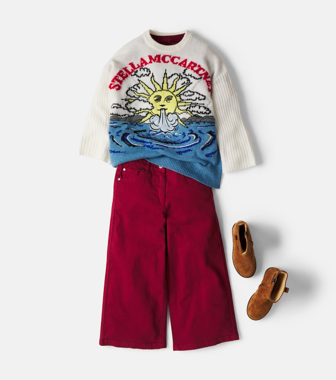 Stella McCartney Kids - Intarsia wool sweater