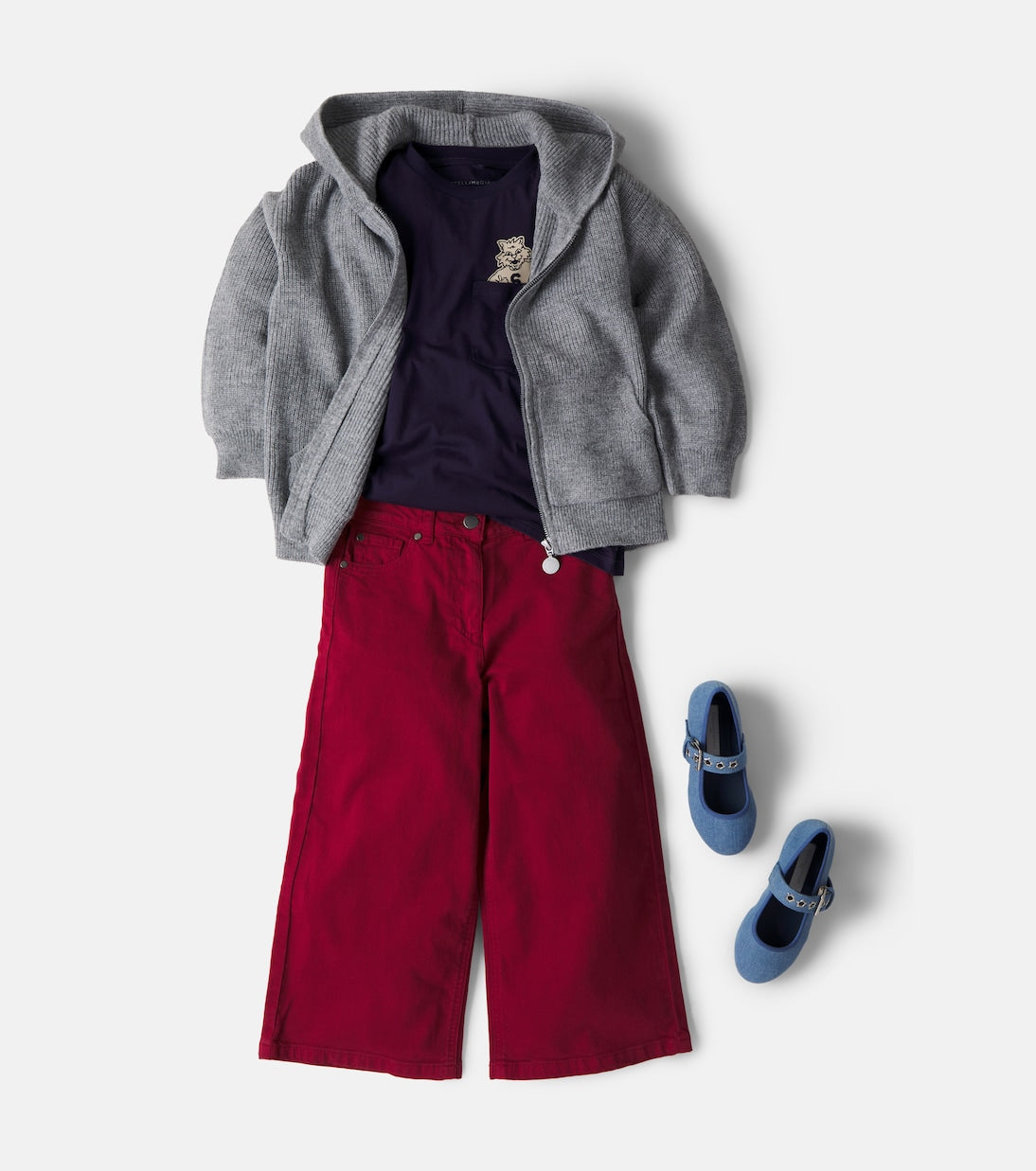Stella McCartney Kids - Hooded zip-up cardigan