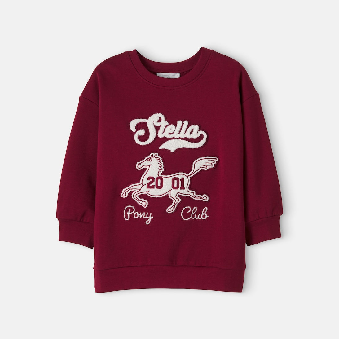 Stella McCartney Kids - Embroidered cotton fleece sweatshirt