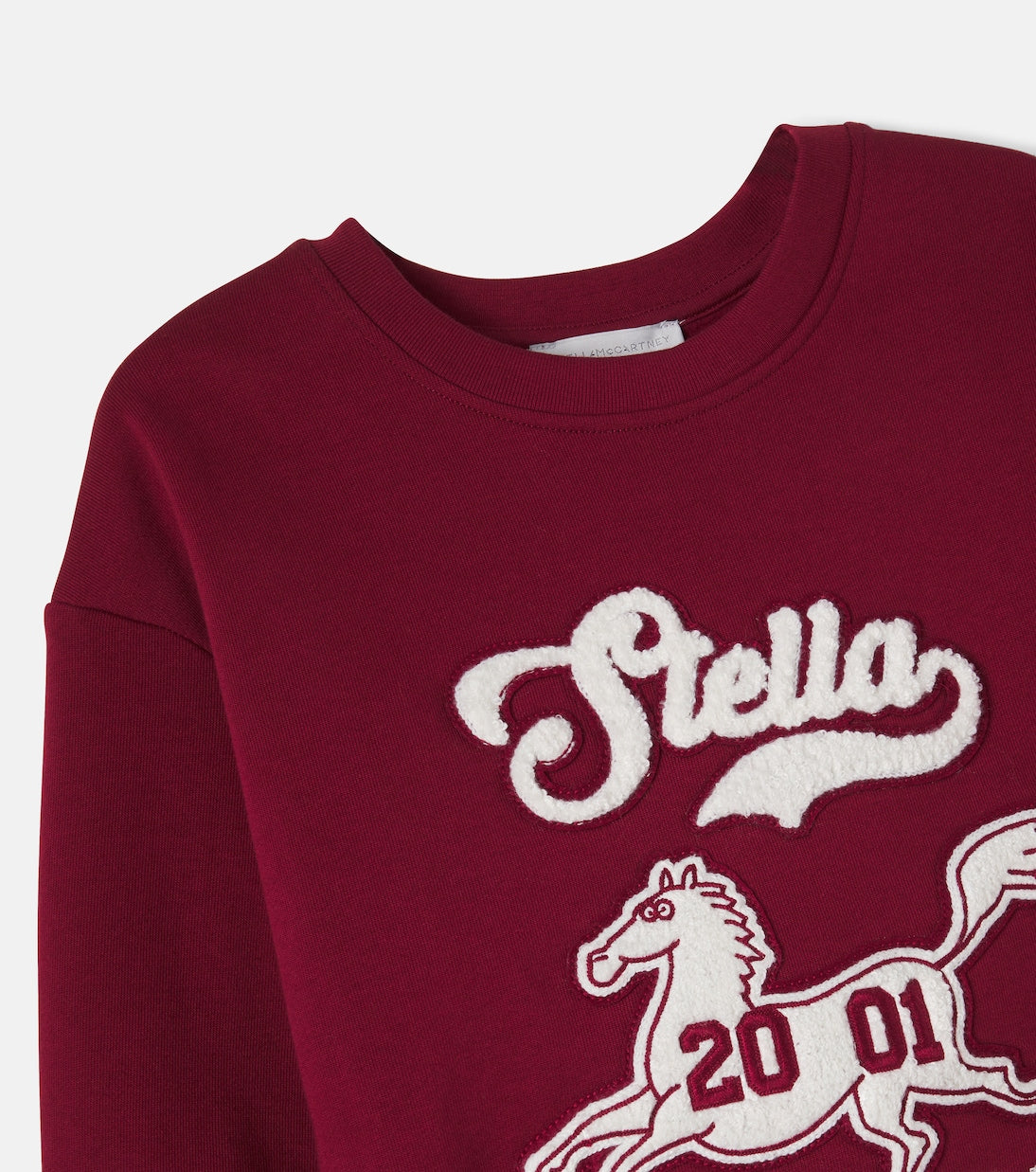 Stella McCartney Kids - Embroidered cotton fleece sweatshirt