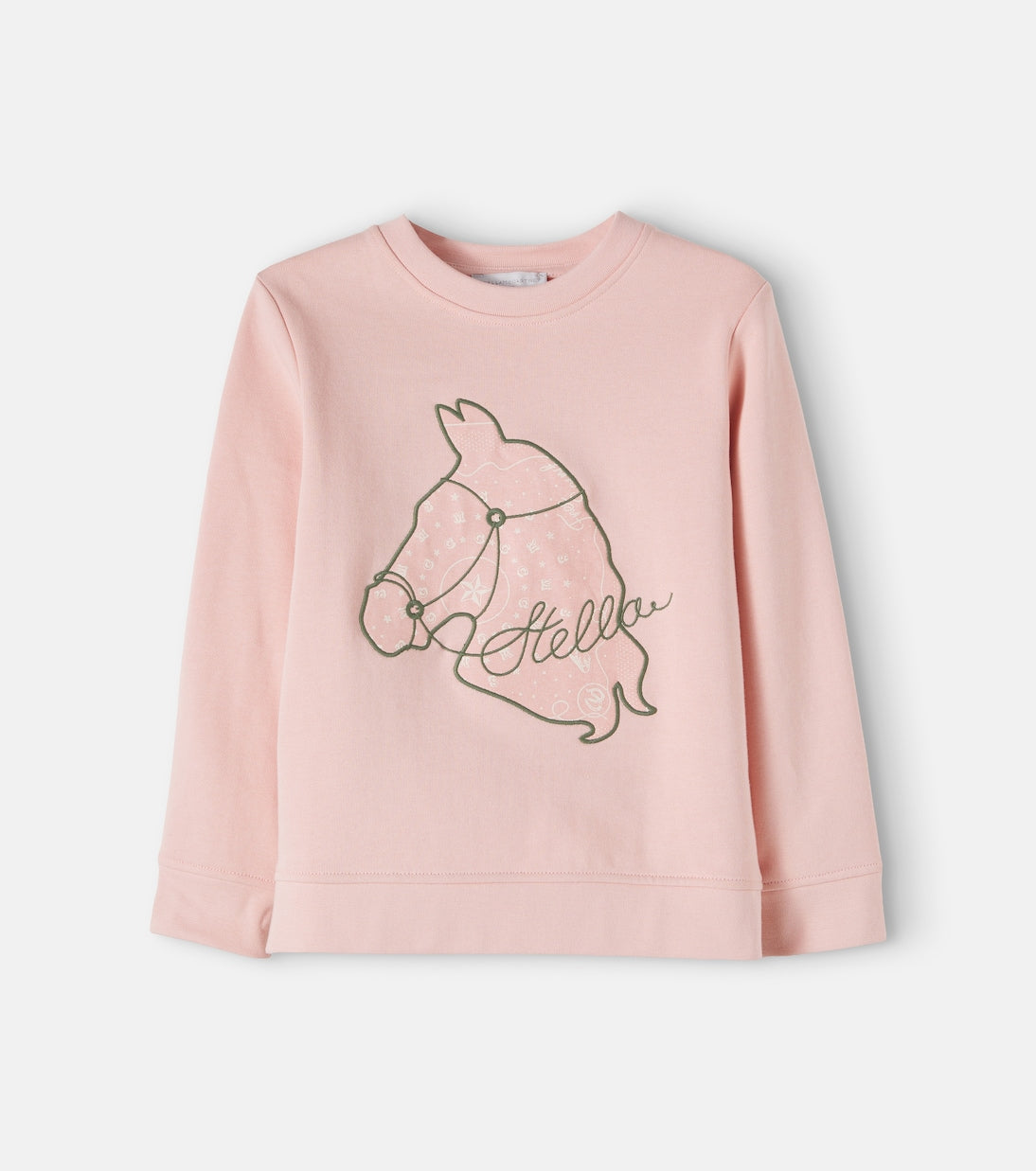 Stella McCartney Kids - Embroidered cotton fleece sweatshirt