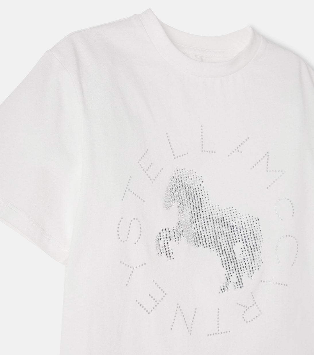 Stella McCartney Kids - Embellished cotton jersey T-shirt