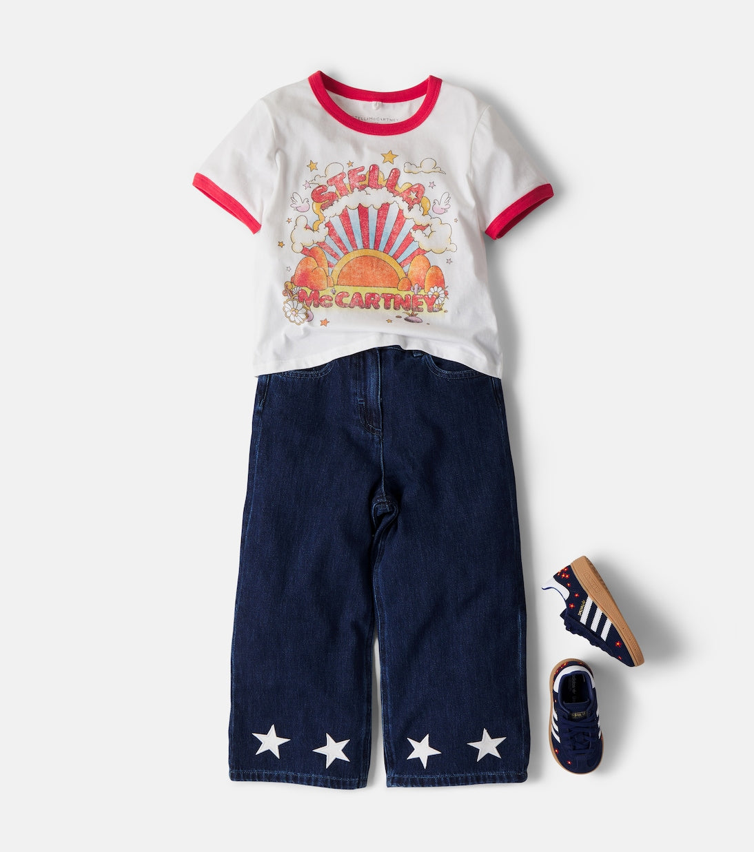 Stella McCartney Kids - Patch-appliqué jeans