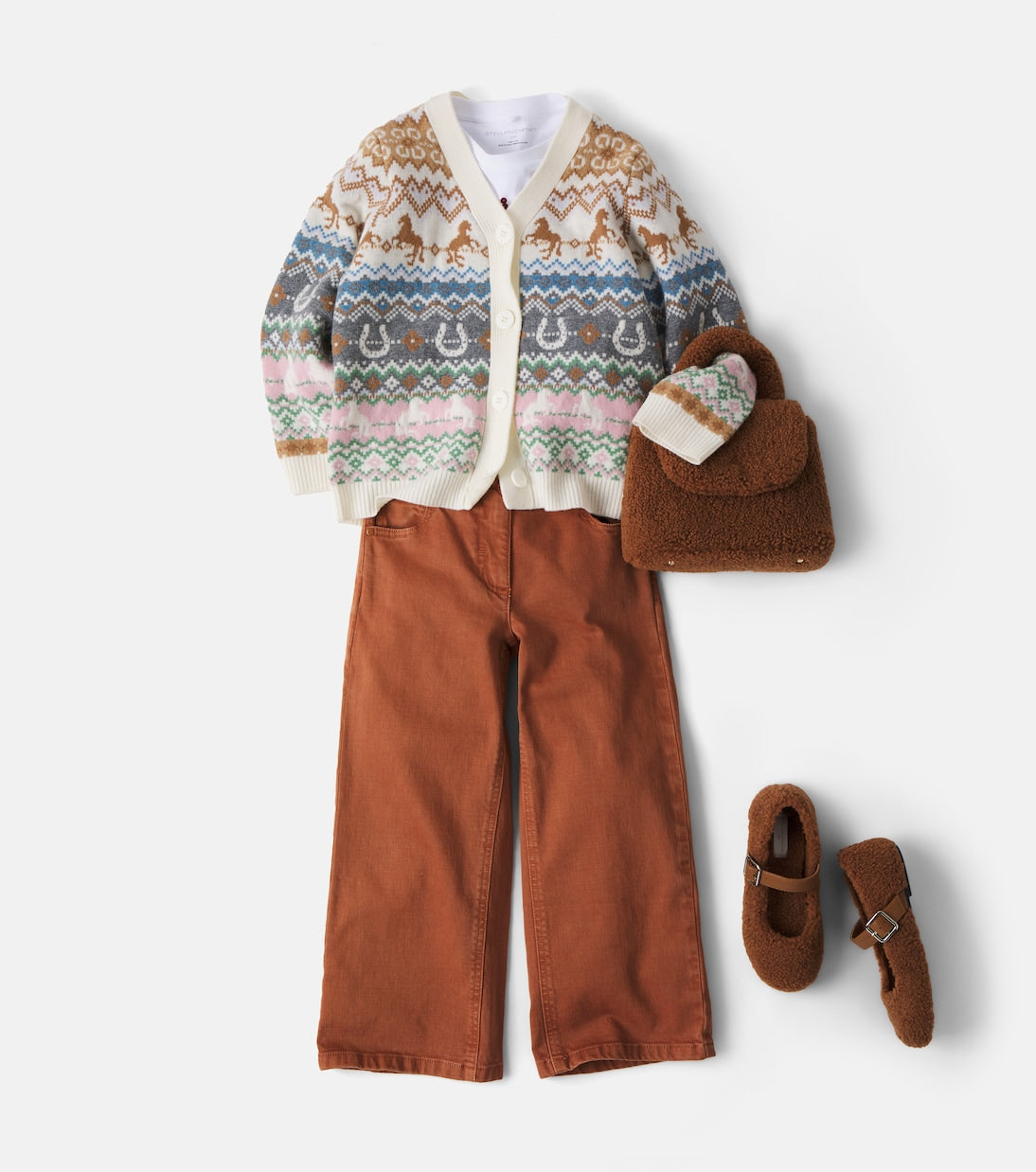 Stella McCartney Kids - Teddy shoulder bag