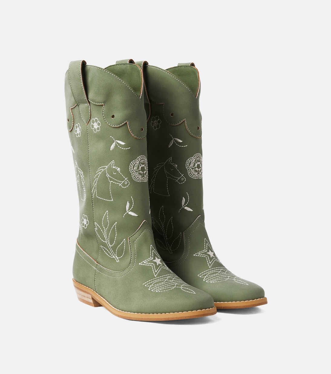 Stella McCartney Kids - Embroidered cowboy boots