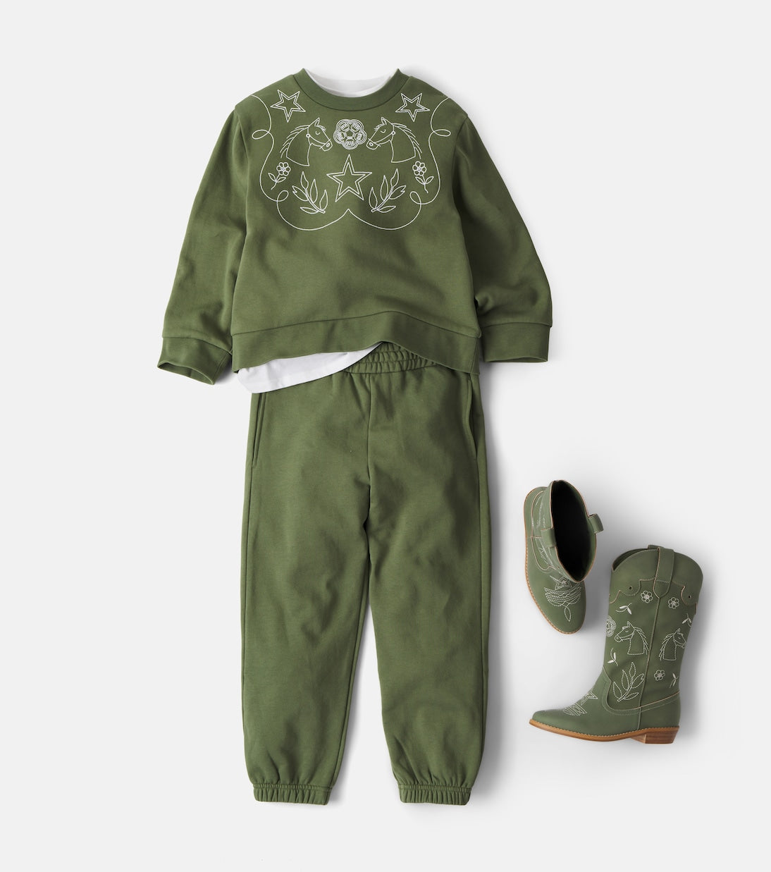 Stella McCartney Kids - Embroidered cowboy boots