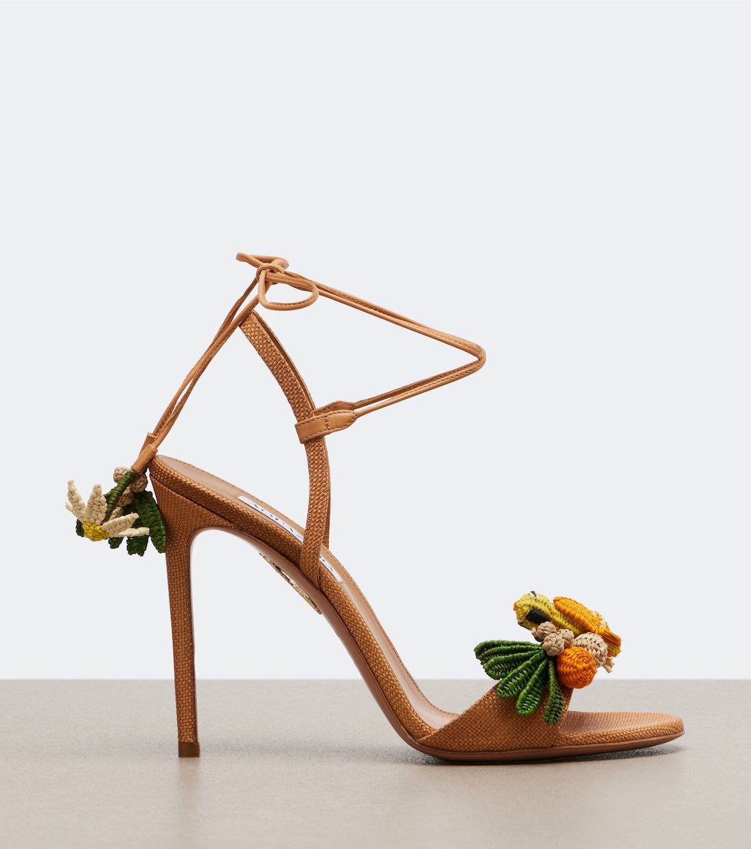 Aquazzura - Birdsong raffia sandals