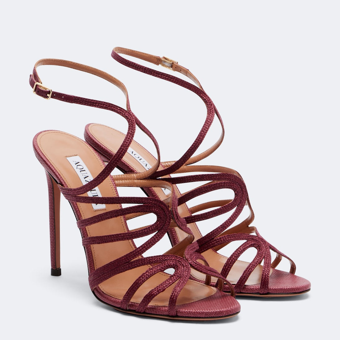 Aquazzura - Serenade raffia sandals