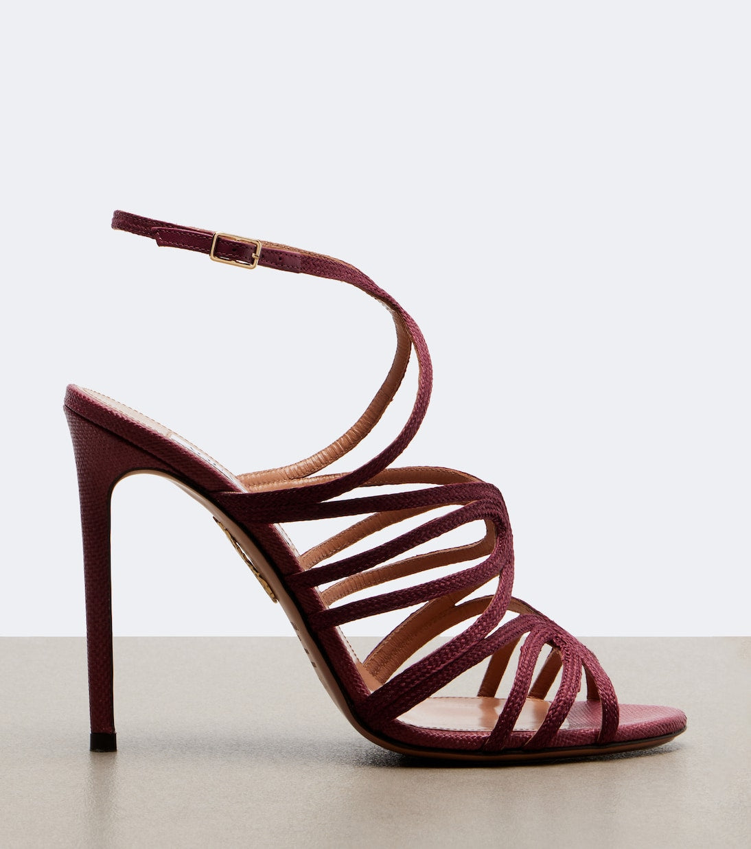 Aquazzura - Serenade raffia sandals