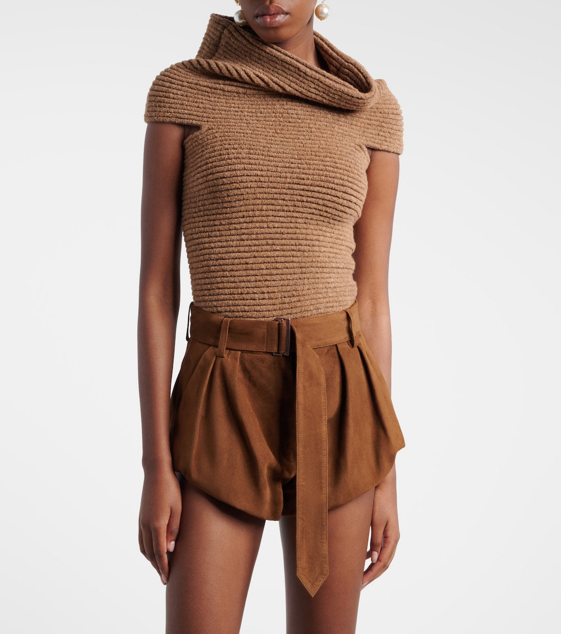 Magda Butrym - Draped knitted top