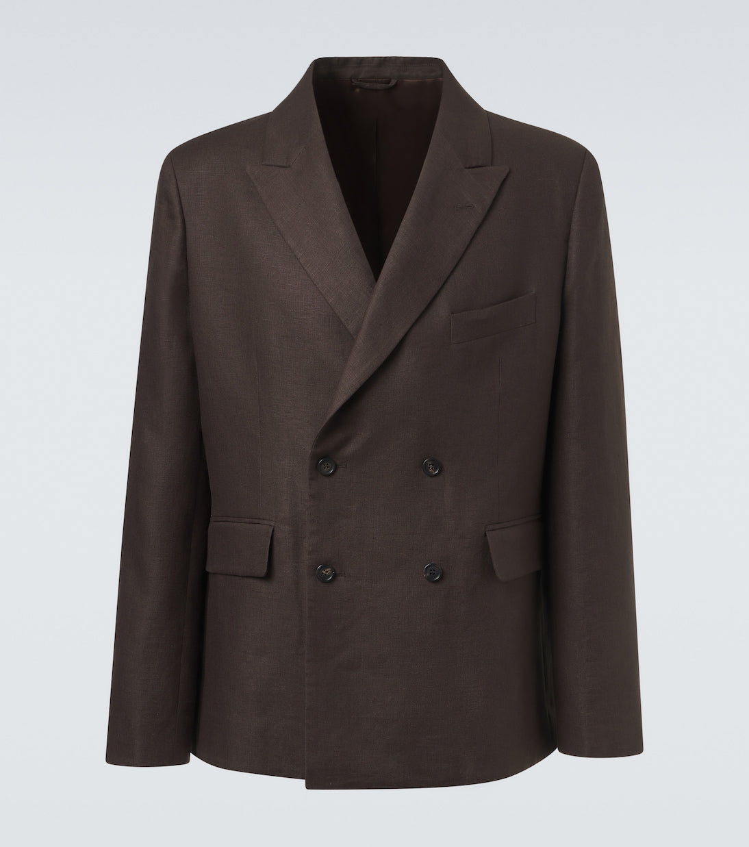 Bode - Double-breasted linen blazer
