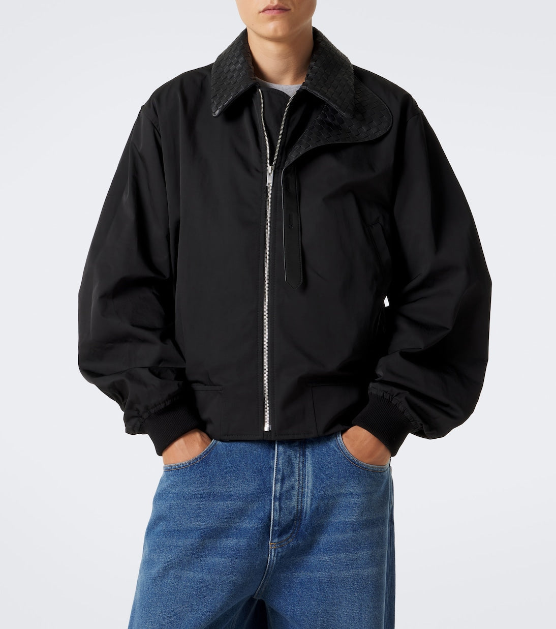 Bottega Veneta - Intrecciato twill blouson jacket