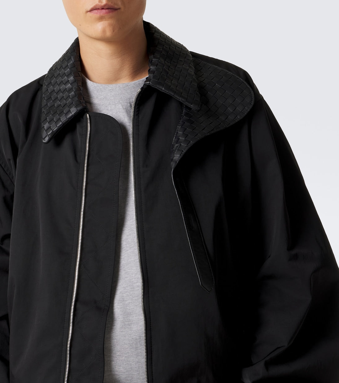 Bottega Veneta - Intrecciato twill blouson jacket