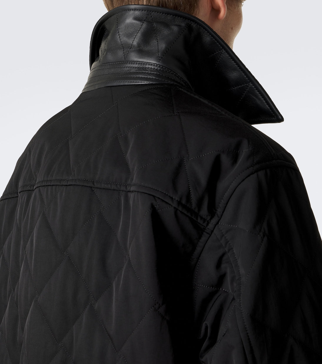 Bottega Veneta - Intrecciato quilted cotton-blend overshirt