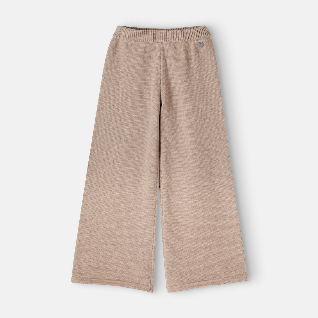 Monnalisa - Cotton and wool wide-leg pants